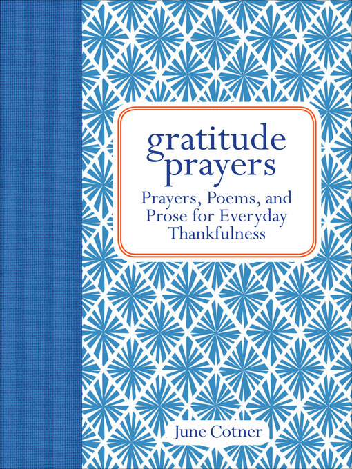 Title details for Gratitude Prayers by June Cotner - Available